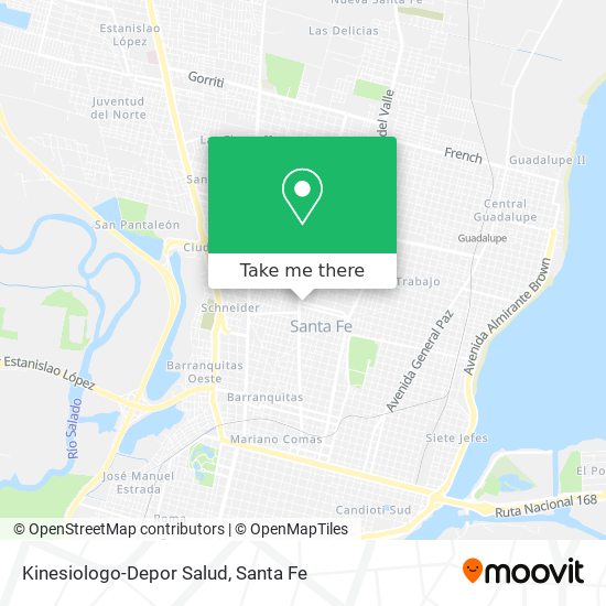 Kinesiologo-Depor Salud map