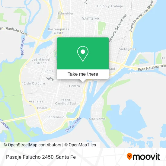 Mapa de Pasaje Falucho 2450