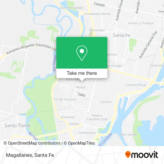 Magallanes map