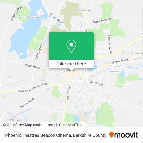 Phoenix Theatres Beacon Cinema map