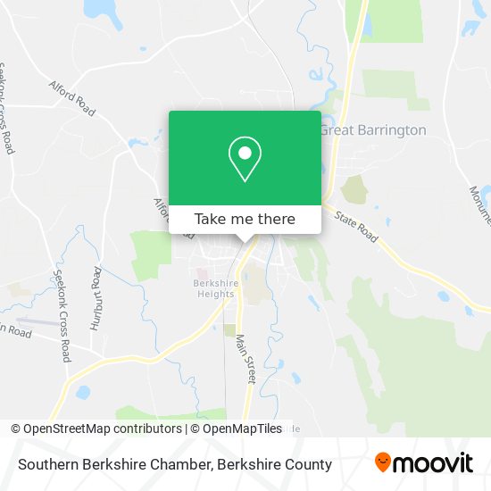 Southern Berkshire Chamber map