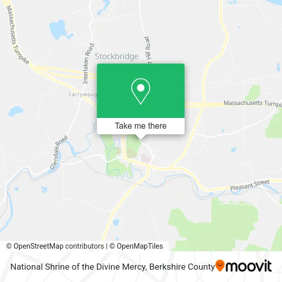National Shrine of the Divine Mercy map