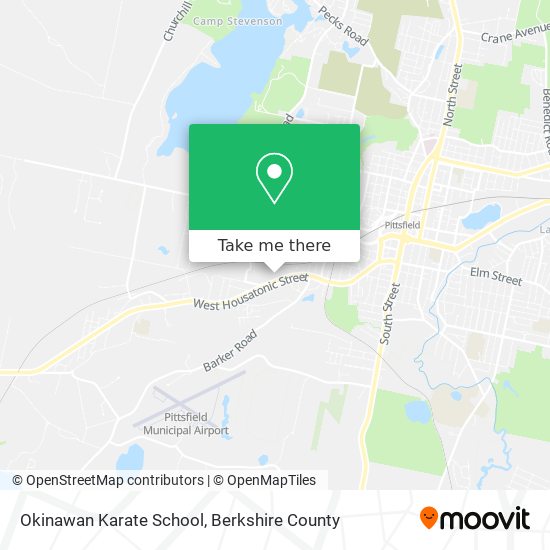 Okinawan Karate School map