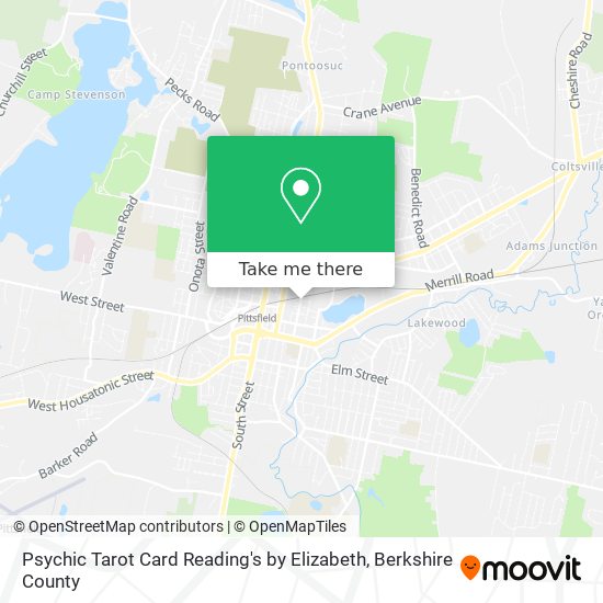 Psychic Tarot Card Reading's by Elizabeth map