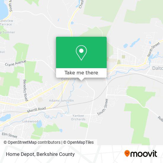 Home Depot map