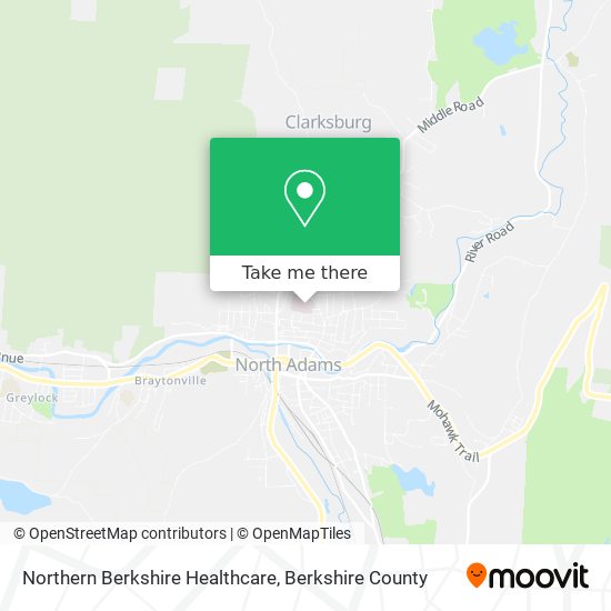 Northern Berkshire Healthcare map
