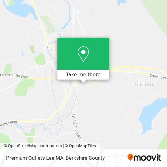 How to get to Premium Outlets Lee MA in Berkshire County by Bus?