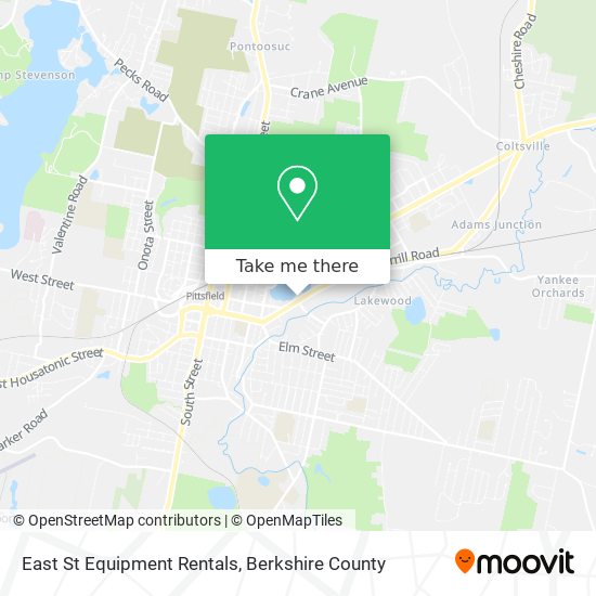 East St Equipment Rentals map