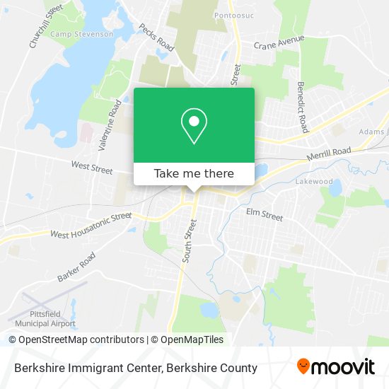 Berkshire Immigrant Center map