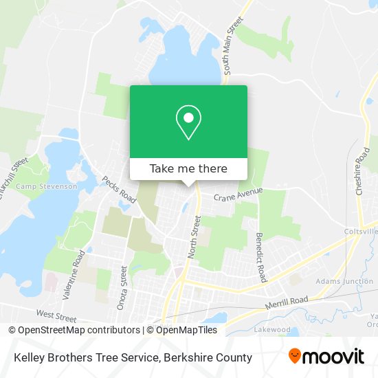 Mapa de Kelley Brothers Tree Service