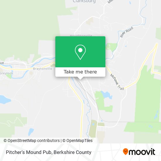 Pitcher's Mound Pub map