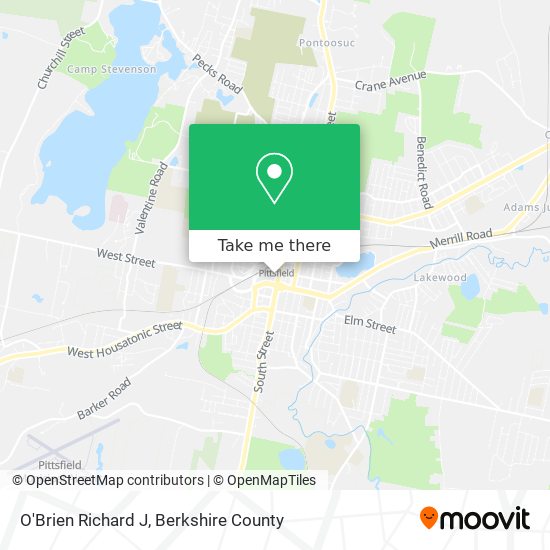 O'Brien Richard J map