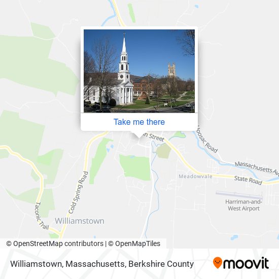 Williamstown, Massachusetts map