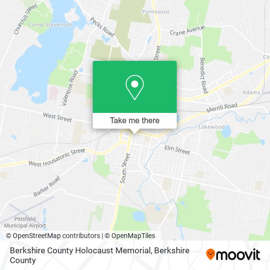Mapa de Berkshire County Holocaust Memorial