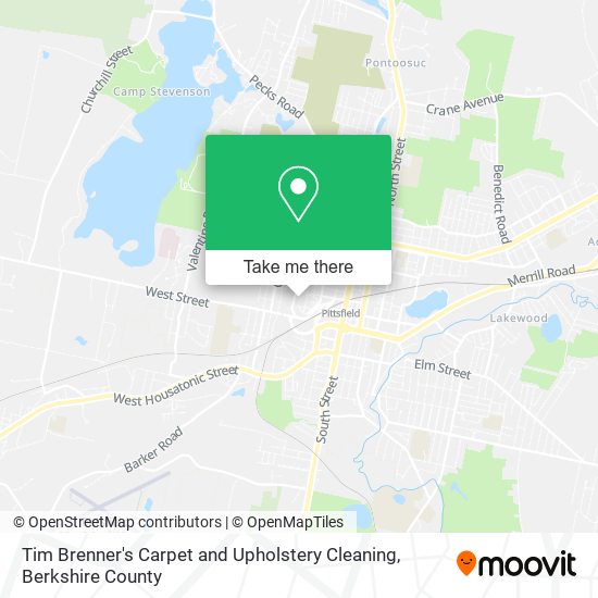 Tim Brenner's Carpet and Upholstery Cleaning map