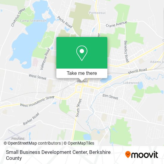 Mapa de Small Business Development Center