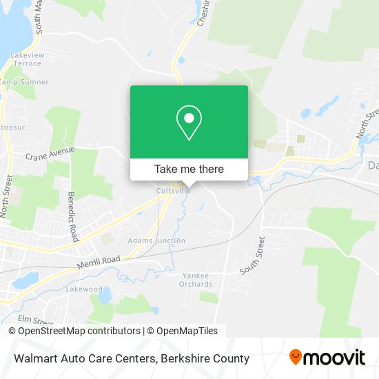 Mapa de Walmart Auto Care Centers