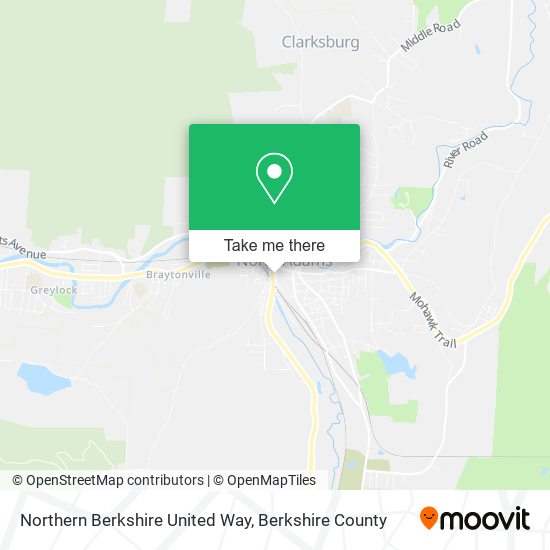 Mapa de Northern Berkshire United Way