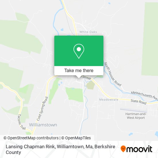 Mapa de Lansing Chapman Rink, Williamtown, Ma