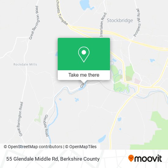 55 Glendale Middle Rd map