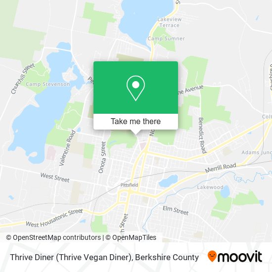 Thrive Diner (Thrive Vegan Diner) map