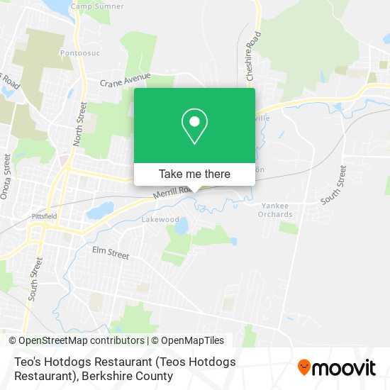 Mapa de Teo's Hotdogs Restaurant (Teos Hotdogs Restaurant)