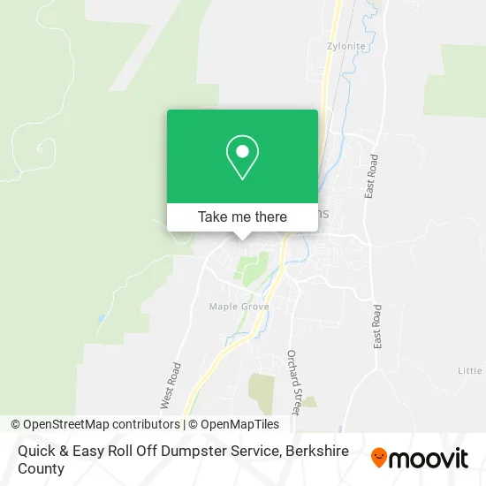Quick & Easy Roll Off Dumpster Service map