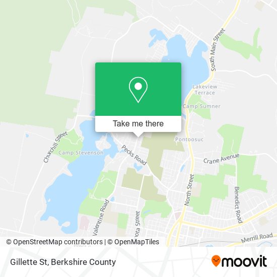 Mapa de Gillette St
