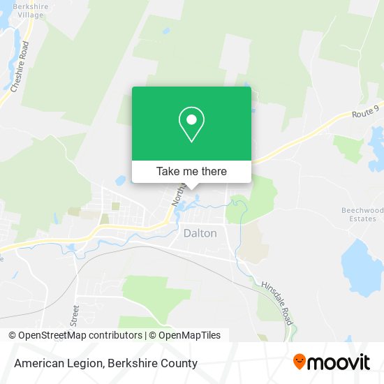 American Legion map