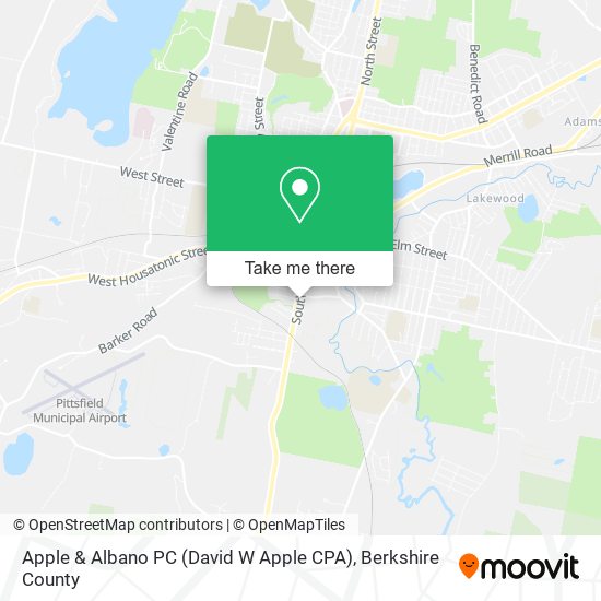 Mapa de Apple & Albano PC (David W Apple CPA)