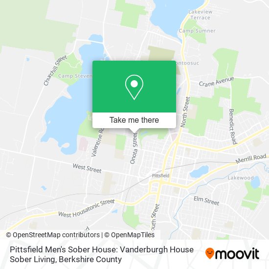 Mapa de Pittsfield Men's Sober House: Vanderburgh House Sober Living