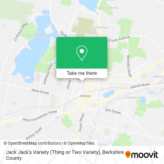 Mapa de Jack Jack's Variety (Thing or Two Variety)