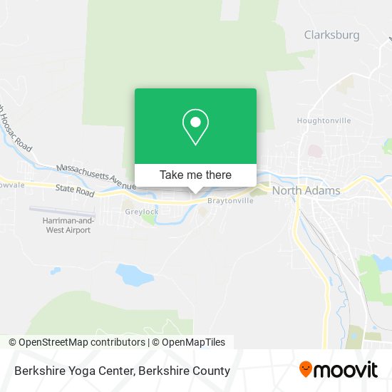 Mapa de Berkshire Yoga Center