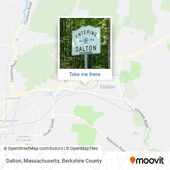 Mapa de Dalton, Massachusetts