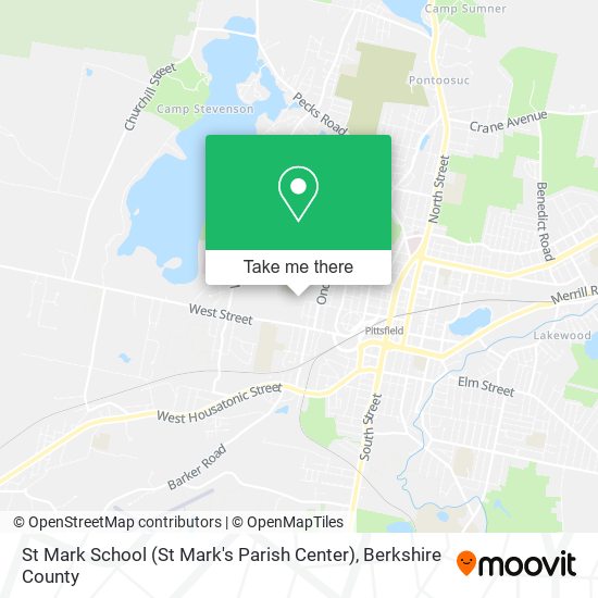Mapa de St Mark School (St Mark's Parish Center)