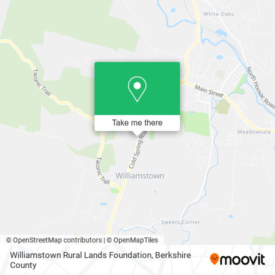 Mapa de Williamstown Rural Lands Foundation