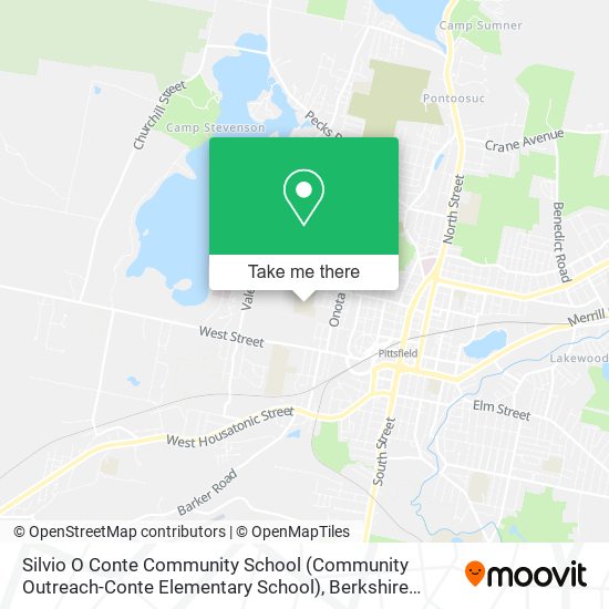 Mapa de Silvio O Conte Community School (Community Outreach-Conte Elementary School)