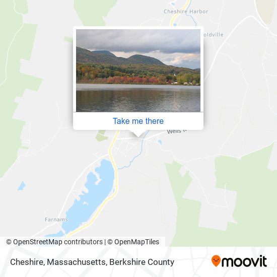 Mapa de Cheshire, Massachusetts