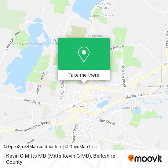 Mapa de Kevin G Mitts MD