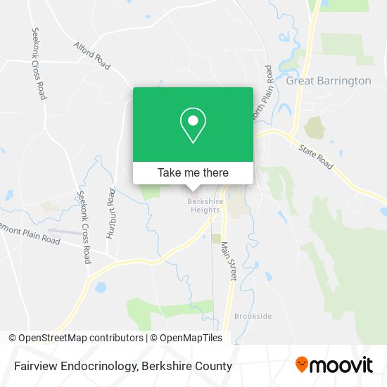 Fairview Endocrinology map