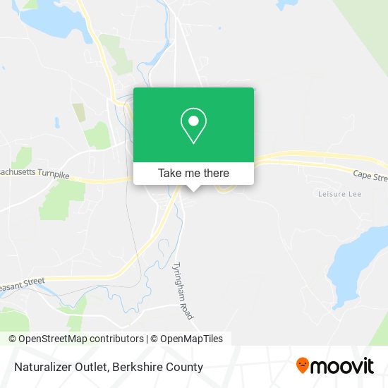 Naturalizer Outlet map