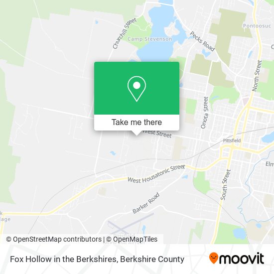 Mapa de Fox Hollow in the Berkshires