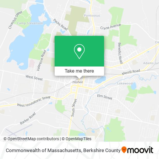 Commonwealth of Massachusetts map