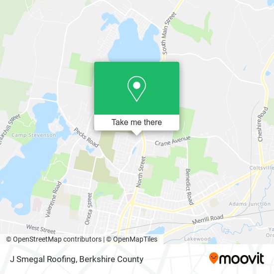 J Smegal Roofing map