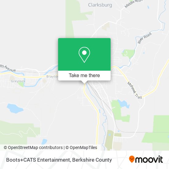 Boots+CATS Entertainment map