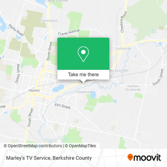 Marley's TV Service map