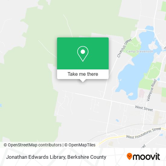 Mapa de Jonathan Edwards Library