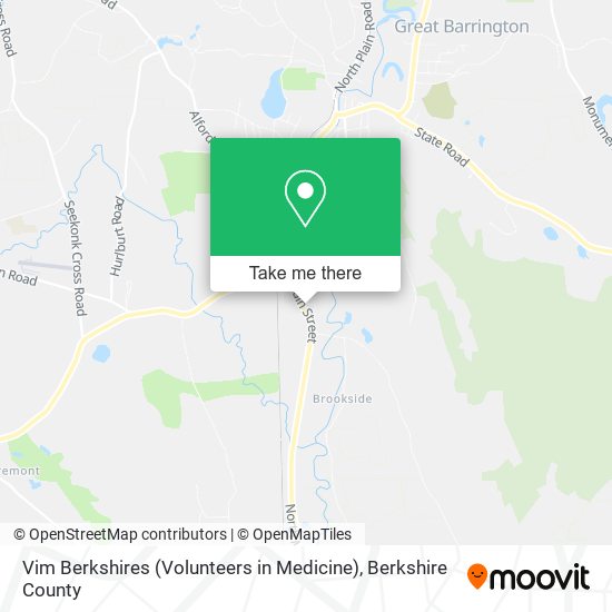 Vim Berkshires (Volunteers in Medicine) map