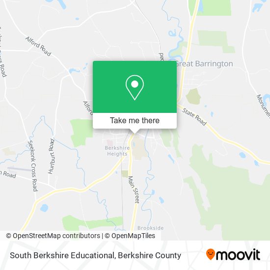 South Berkshire Educational map