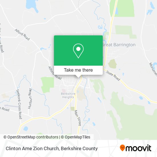 Mapa de Clinton Ame Zion Church